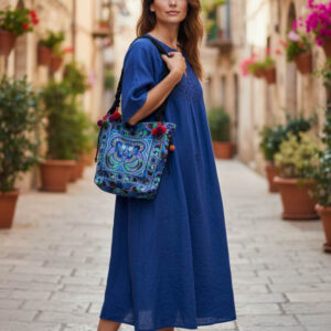 Sac Mathilde (M) lanières tressées